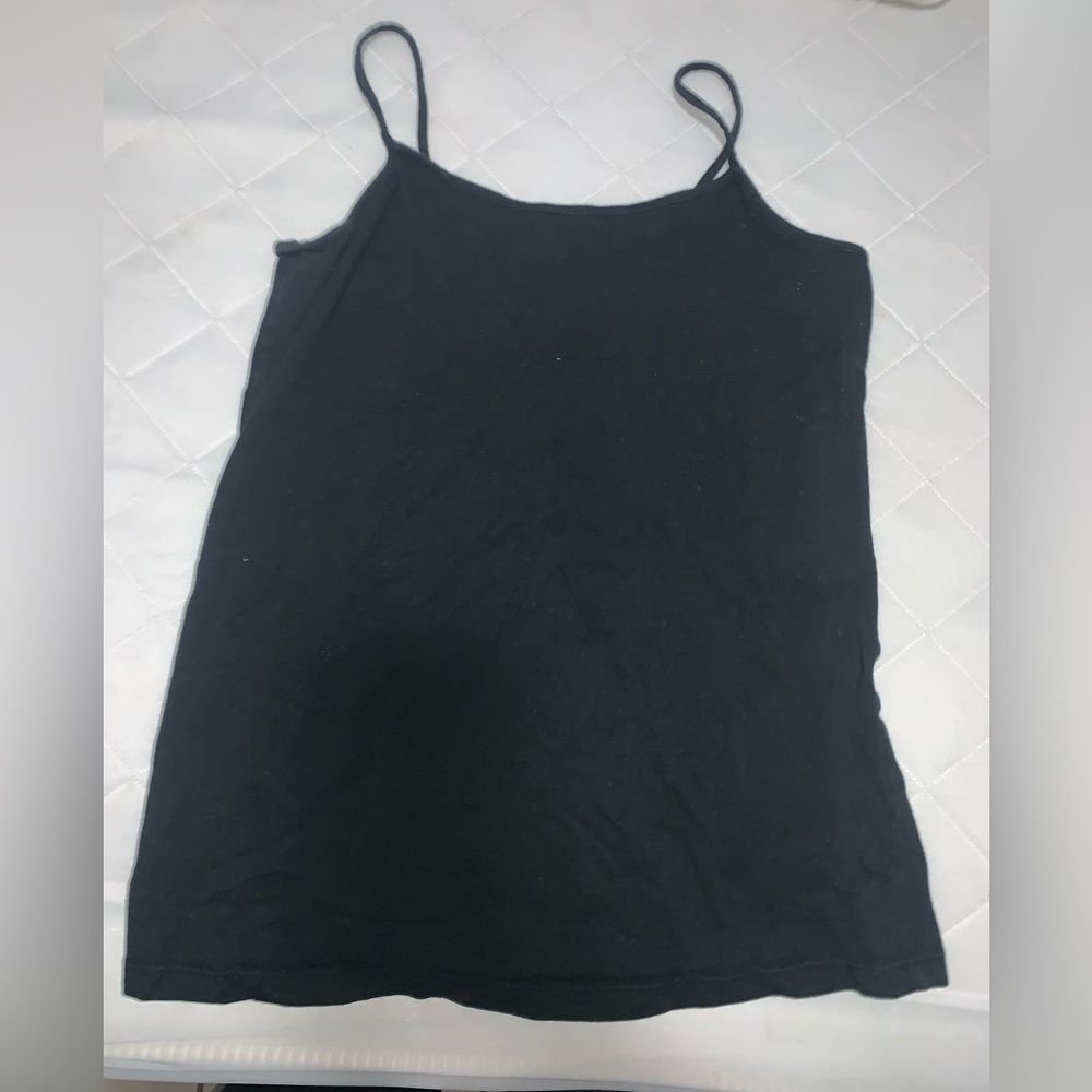 black tank top